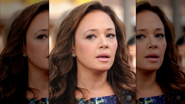 Leah Remini looking concerned