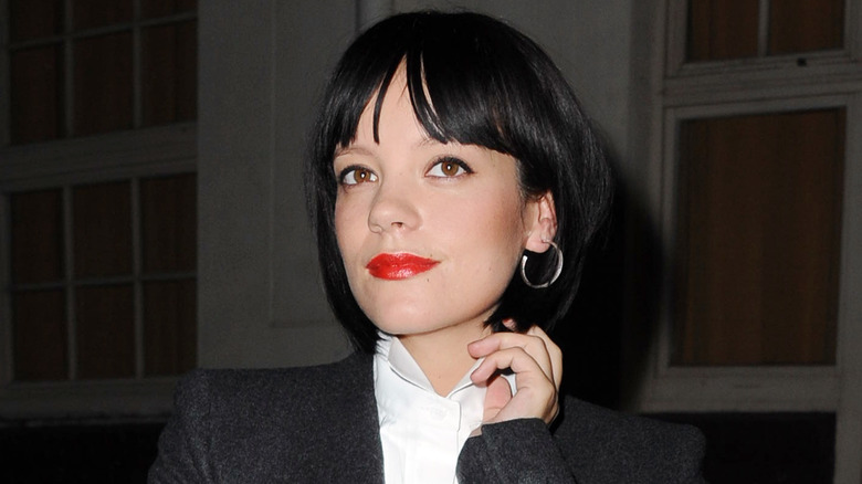 Lily Allen at fashion week