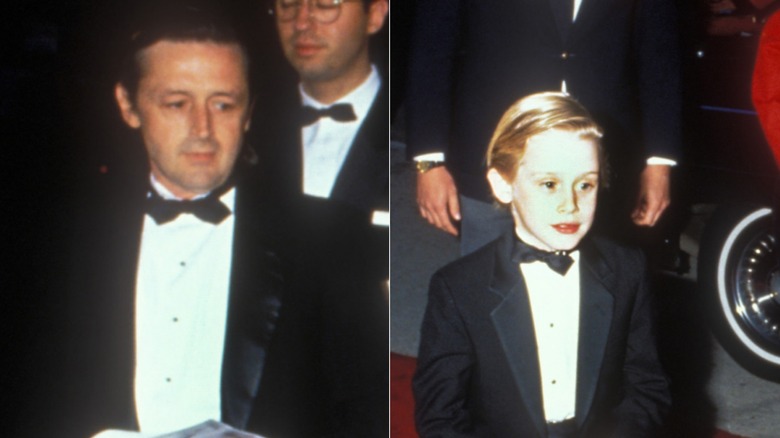 Macaulay Culkin with father Kit Culkin