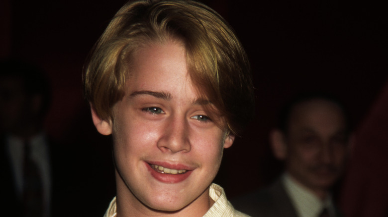 Macaulay Culkin at movie premiere