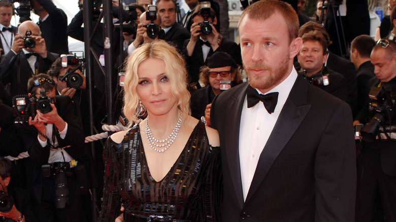 Madonna and Guy Ritchie walking the red carpet