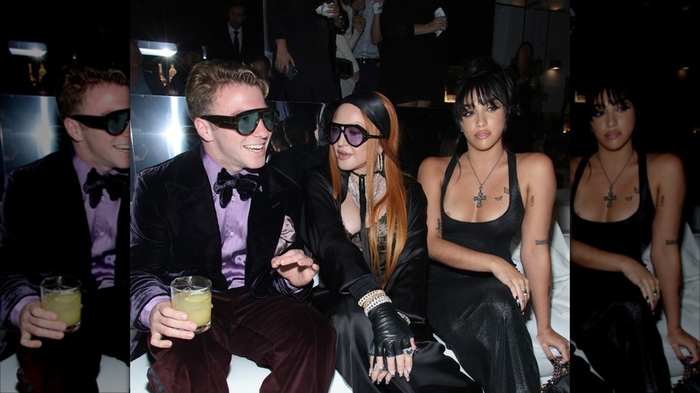 Rocco Ritchie, Madonna, and Lourdes Leon