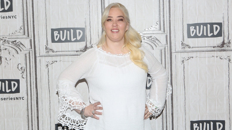 Mama June posing for photos