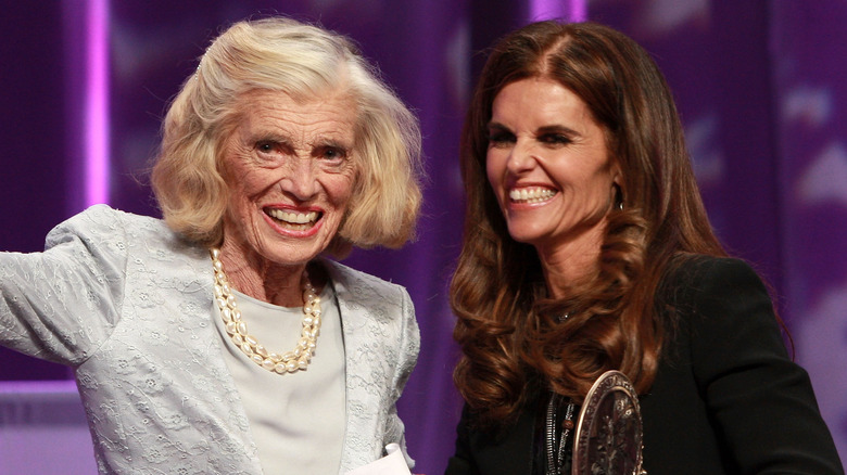 Eunice Kennedy Shriver with Maria Shriver