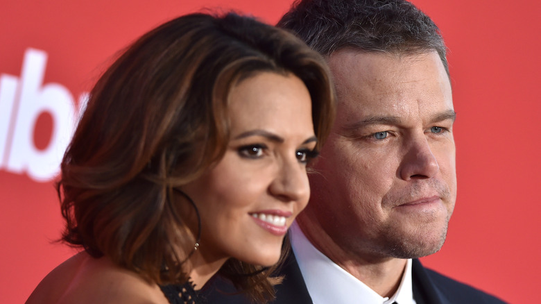 Matt Damon and Luciana Barroso