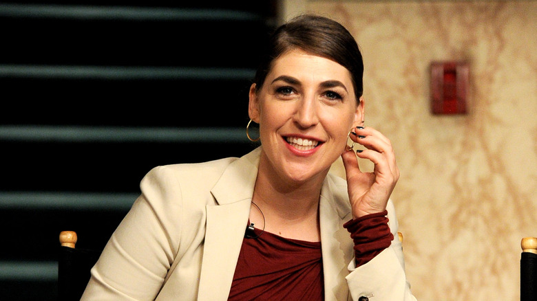 Mayime Bialik at show Q&A