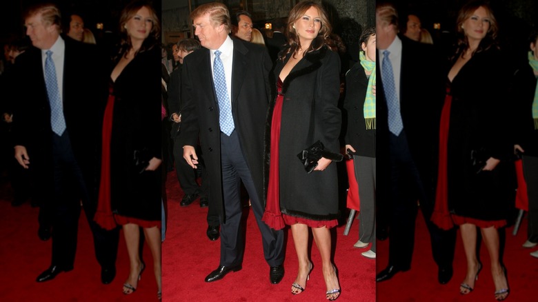 Donald Trump with pregnant Melania Trump 