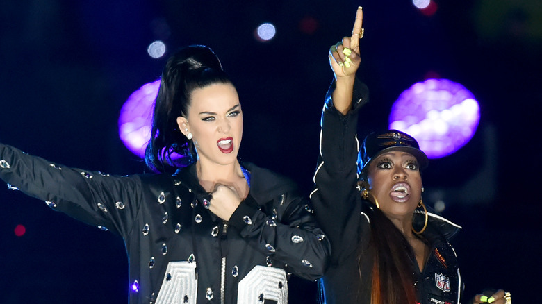 Missy Elliott performing with Katy Perry 