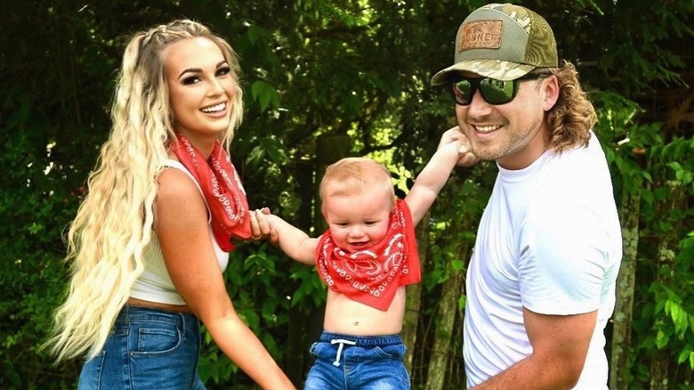 KT Smith, Morgan Wallen and their son