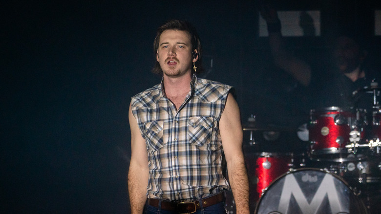 Morgan Wallen onstage in 2020