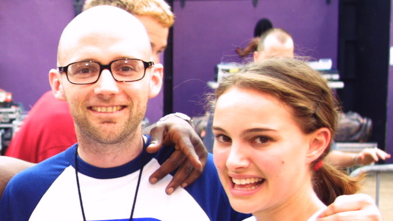 Moby and Natalie Portman smiling