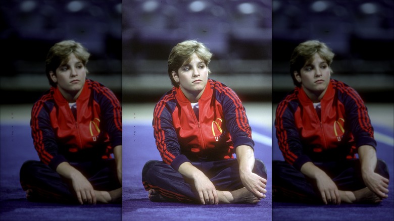 Mary Lou Retton at the 1984 Olympics