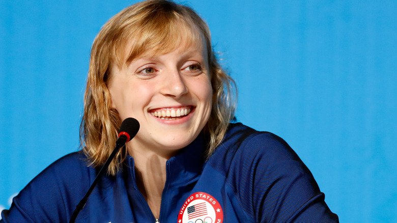 Katie Ledecky smiling