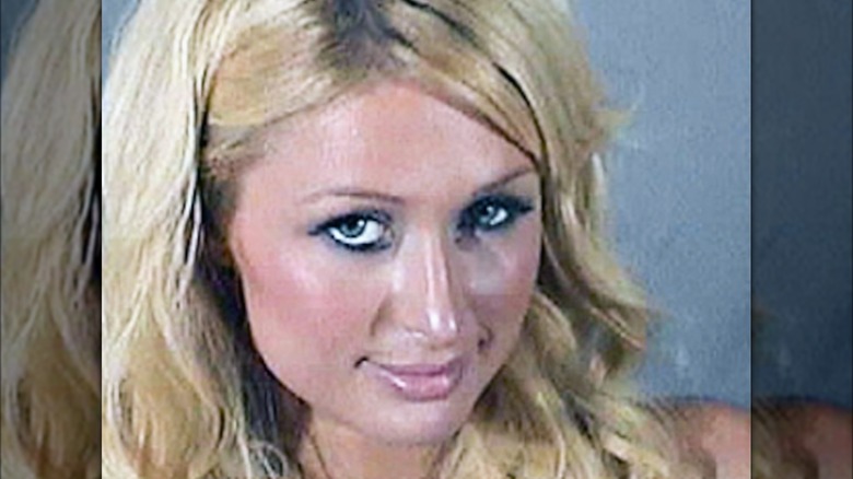 Paris Hilton mugshot