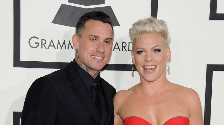 Pink and Carey Hart together