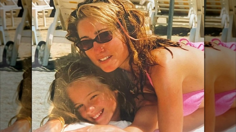 Cressida Bonas with her sister