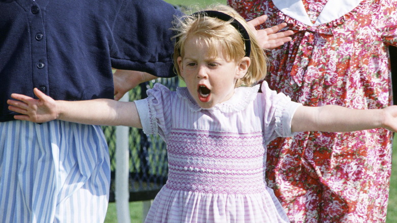 Princess Beatrice as a kid