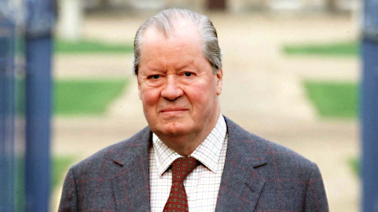 John Spencer, father of Charles Spencer and Princess Diana, posing