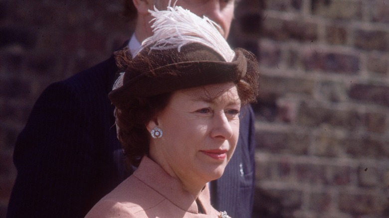 Princess Margaret tilting head