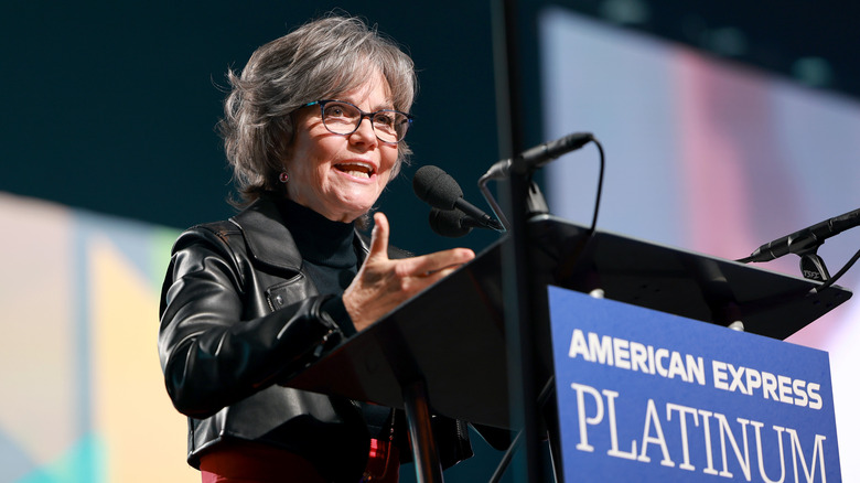 Sally Field at speaking engagement