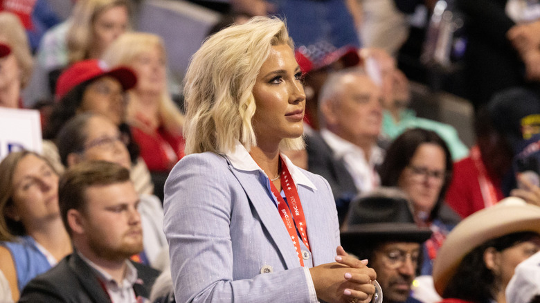 Savannah Chrisley looking stern