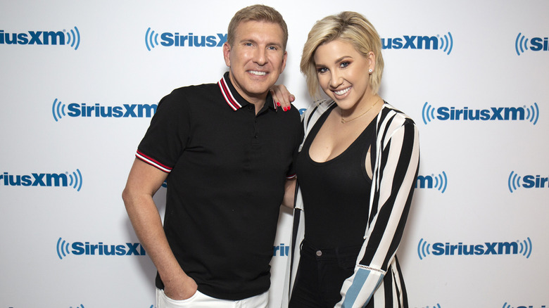 Todd and Savannah Chrisley smiling together