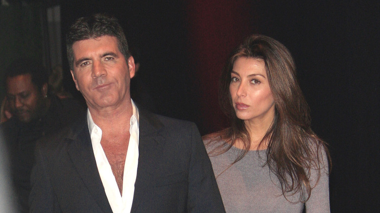 Simon Cowell and then-fiancee Mezhgan Hussainy