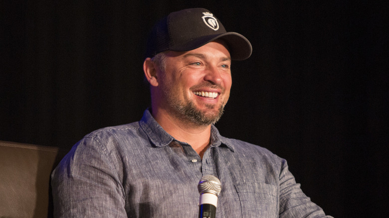 Tom Welling speaks onstage