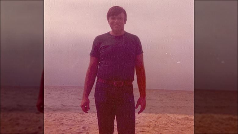 Herbert London on the beach