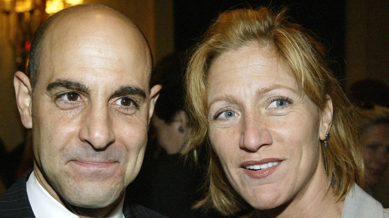 Stanley Tucci and Edie Falcos together