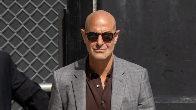 Stanley Tucci wearing sunglasses