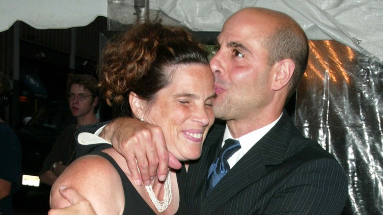 Stanley Tucci and first wife 