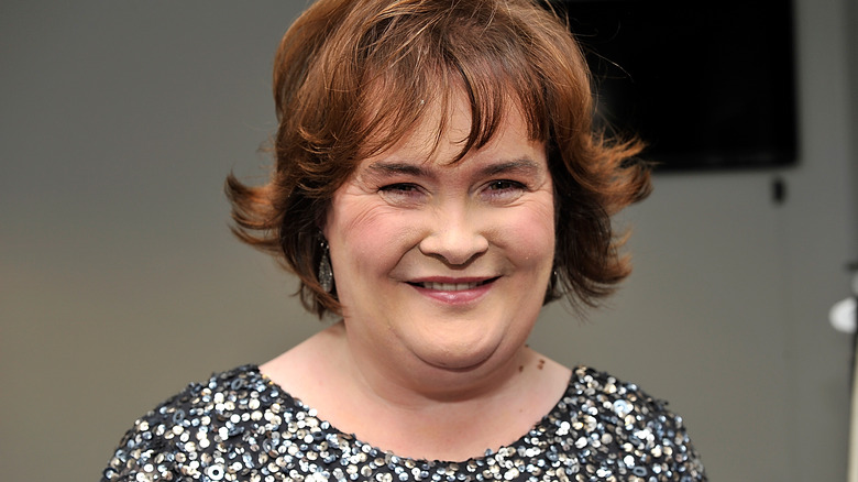 Susan Boyle smiling