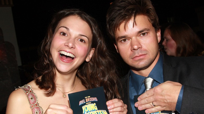 Sutton Foster and her brother Hunter Foster