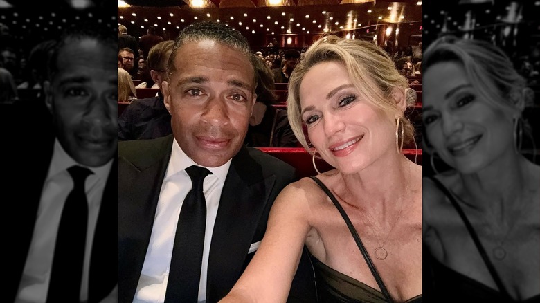 tj holmes and amy robach selfie