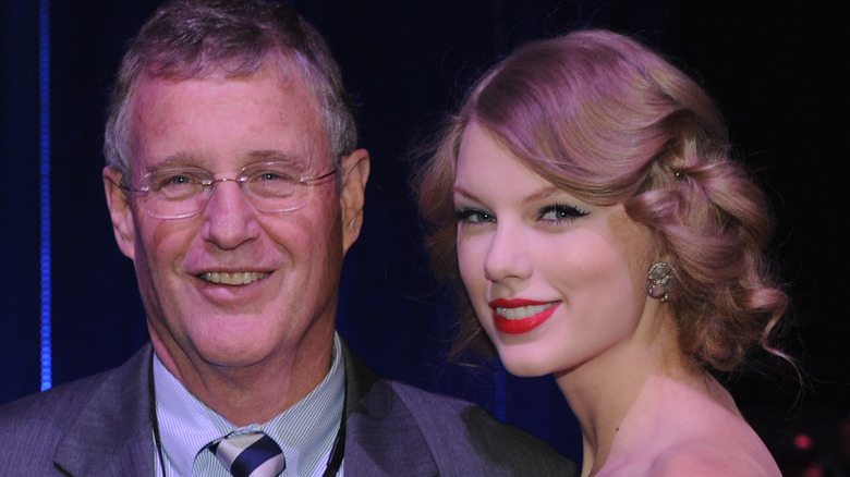 Scott and Taylor Swift smiling 