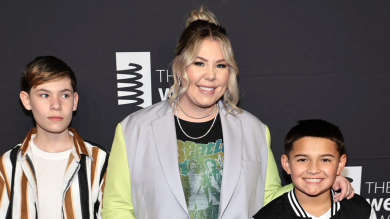 Kailyn Lowry with two of her kids