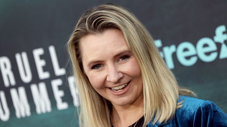 Beverley Mitchell smiling