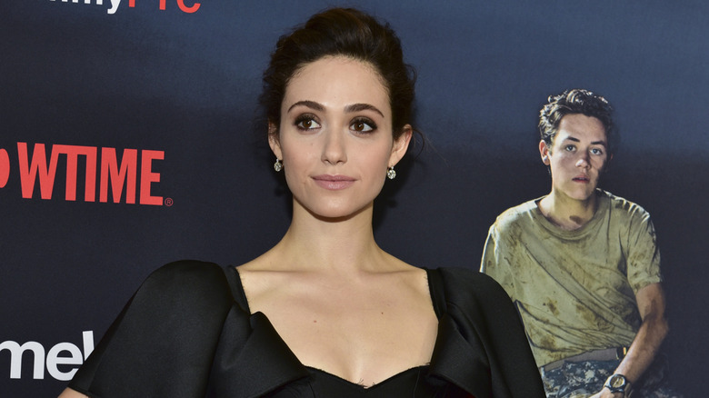 Emmy Rossum at a Showtime Emmy event in 2018.