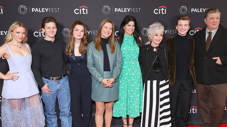 The cast of "Young Sheldon" on the red carpet