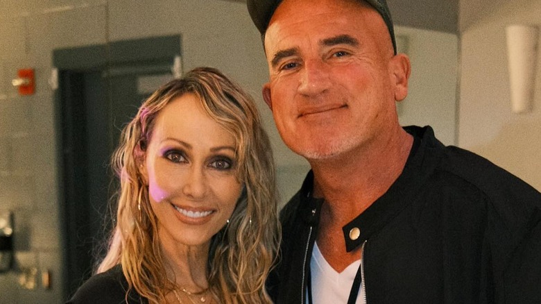 Tish Cyrus and Dominic Purcell