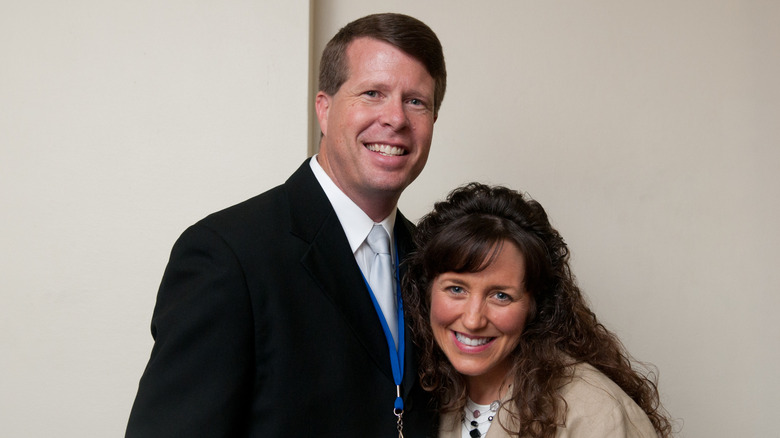 Jim Bob and Michelle Duggar smiling