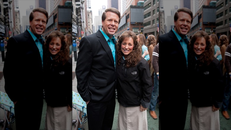 Jim Bob and Michelle Duggar smiling