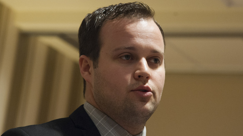 Josh Duggar looking stern