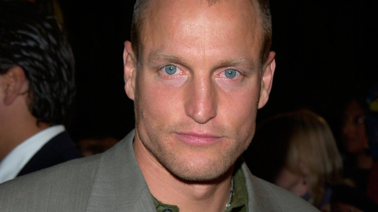 Woody Harrelson at a premiere in 2001