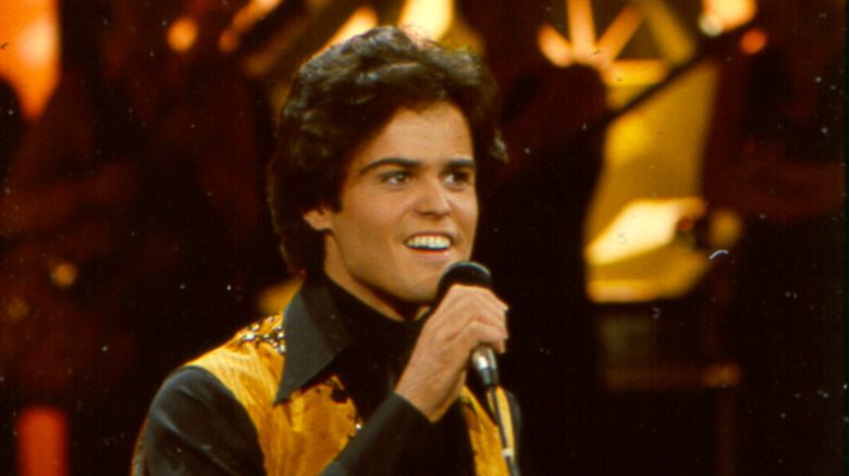 Donny Osmond performing