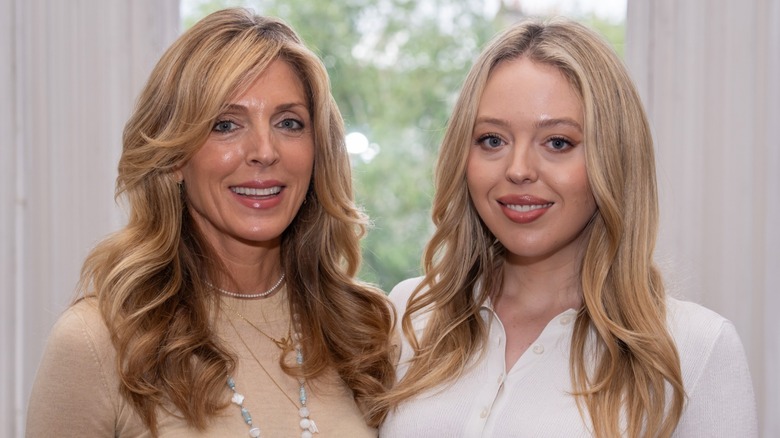 Marla Maples Tiffany Trump smiling