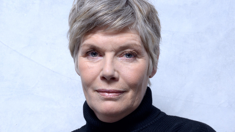 Kelly McGillis gazing intently