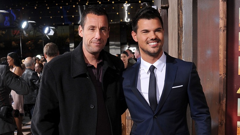 Adam Sandler and Taylor Lautner