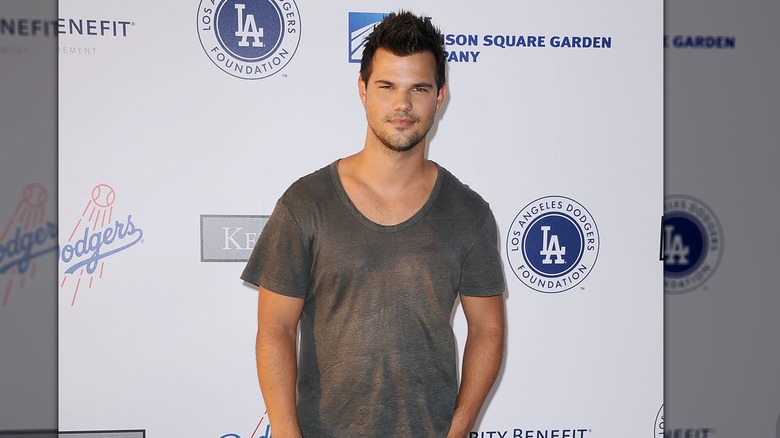 Taylor Lautner at benefit